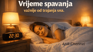 vrijeme spavanja važnije od trajanja sna i zdrav ritam spavanja
