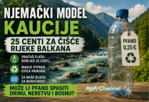 Njemački model kaucije – 25 centi za čišće rijeke Balkana i Pfand sistem