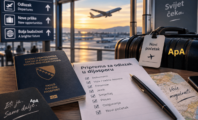 Priprema za odlazak u dijasporu – pasoš, dokumenti i kofer za novi početak