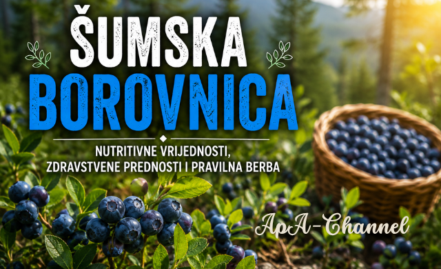 Šumska borovnica u prirodnom planinskom okruženju – nutritivne vrijednosti, zdravstvene prednosti i pravilna berba