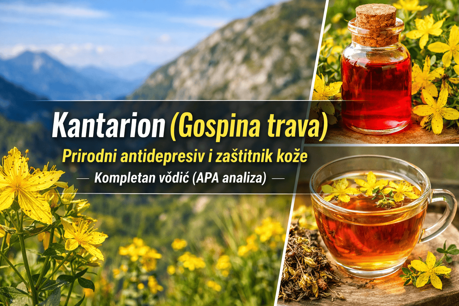 Kantarionovo ulje i čaj – prirodni antidepresiv i zaštitnik kože