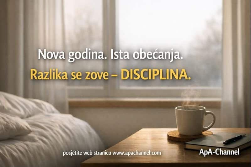 Disciplina umjesto motivacije – mirno jutro kao simbol dosljednosti i lične promjene