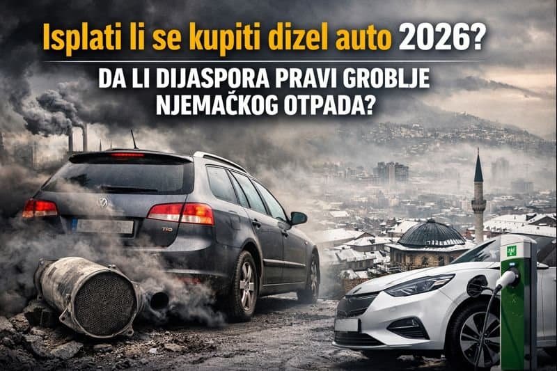 Isplati li se kupiti dizel auto 2026 – dijaspora, uklonjen DPF filter i zagađenje zraka na Balkanu