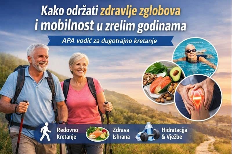 zdravlje zglobova i mobilnost u zrelim godinama – apa vodič
