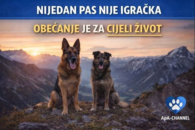 APA test spremnosti za psa – njemački ovčar i avlijaner u planini