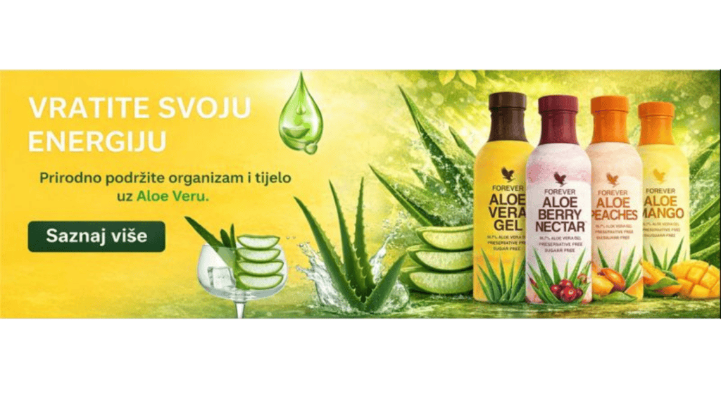 Aloe Vera napitci za prirodnu energiju i podršku organizmu
