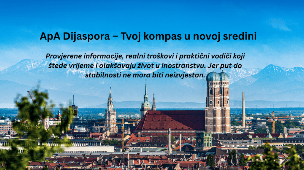 ApA Dijaspora – München panorama sa Alpama, vodič za život u inostranstvu i dijasporu