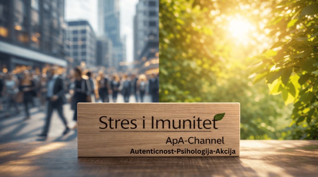 stres i imunitet kontrast između urbanog stresa i prirodne regeneracije ApA analiza