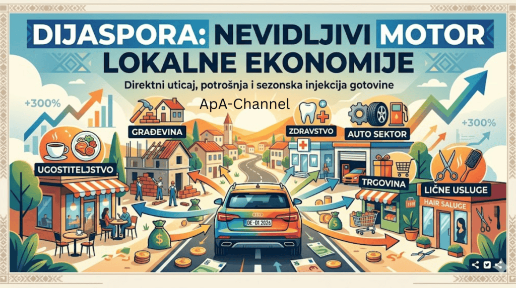 potrošnja dijaspore i uticaj na lokalnu ekonomiju malog grada