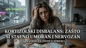 kortizolski disbalans stres umor nervoza žena zabrinuta u kuhinji apa analiza kortizola