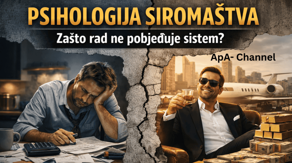 psihologija siromaštva – zašto rad ne pobjeđuje sistem (apa analiza)