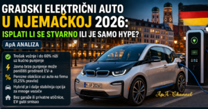 gradski električni auto u Njemačkoj punjenje i troškovi