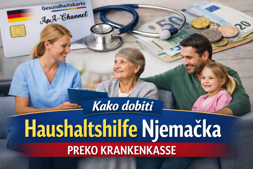 Haushaltshilfe Njemačka preko Krankenkasse pomoć u kući nakon bolesti ili operacije