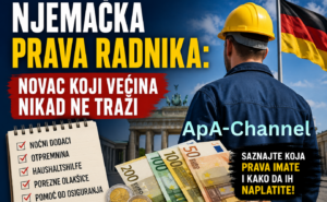 Njemačka prava radnika 2026 – noćni dodaci, otpremnina i prava iz osiguranja