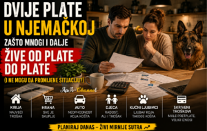Dvije plate u Njemačkoj – bračni par i njemački ovčar analiziraju kućni budžet i troškove života
