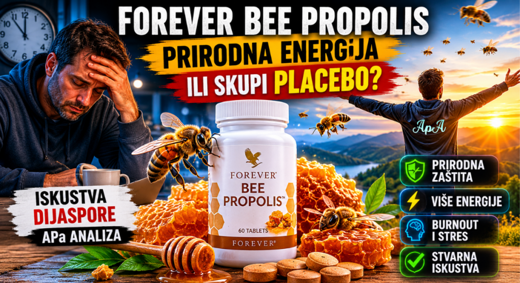 Forever Bee Propolis iskustva – ApA analiza propolisa, energije i wellness rutine u dijaspori