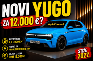 Novi Yugo koncept automobila sa modernim dizajnom i cijenom od 12.000 eura