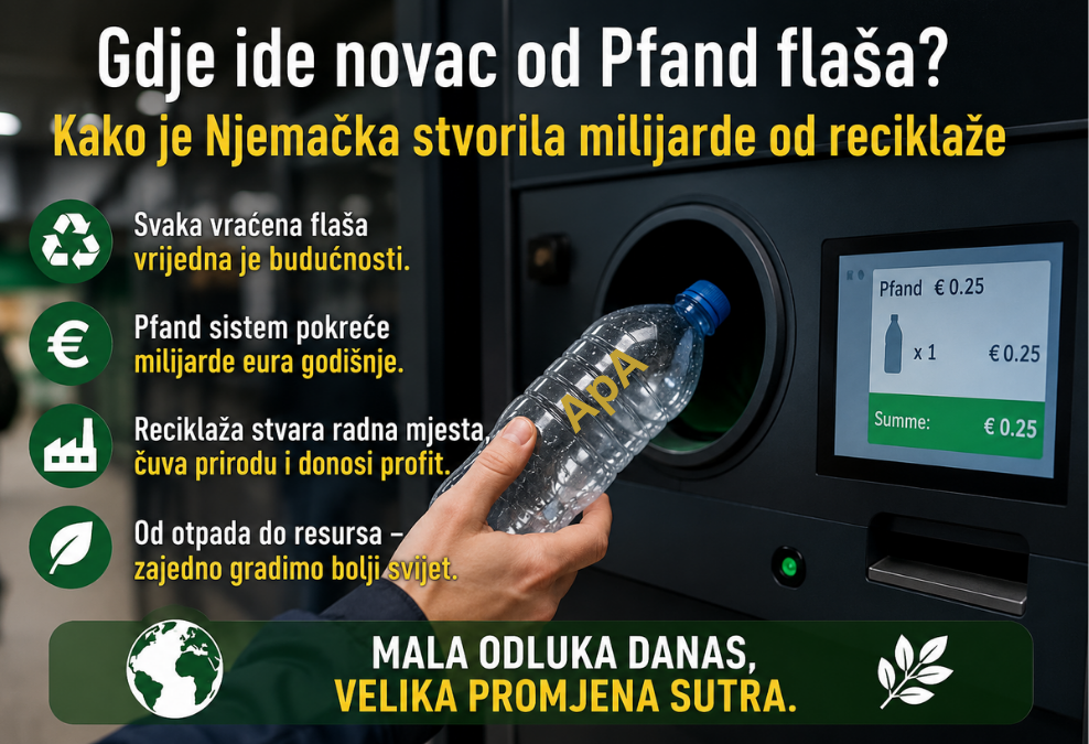 Pfand reciklaža u Njemačkoj – put plastične flaše od povrata do nove proizvodnje