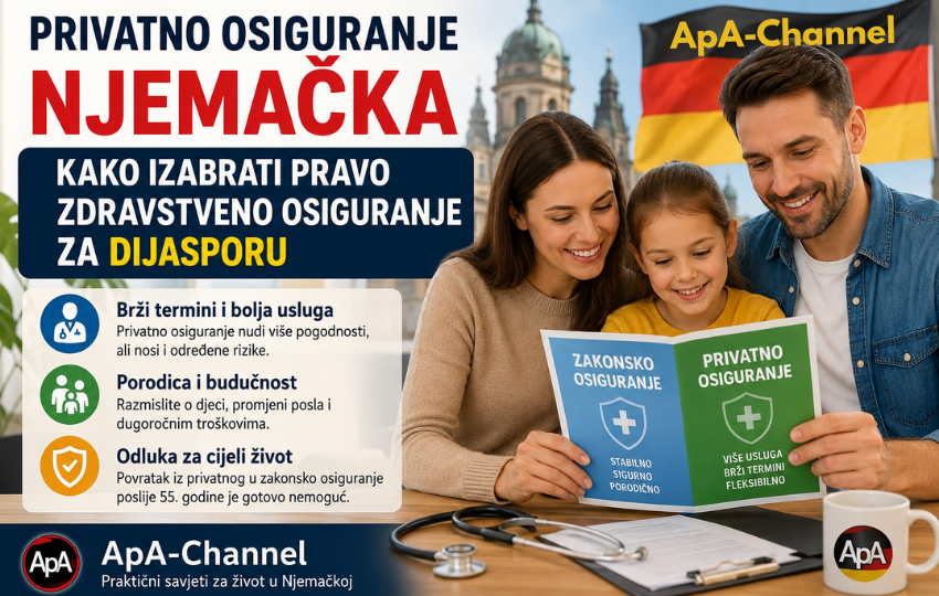 Privatno osiguranje Njemačka – poređenje privatnog (PKV) i zakonskog (GKV) zdravstvenog osiguranja
