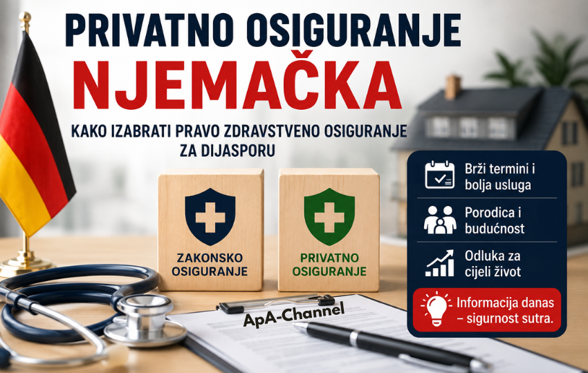 Privatno osiguranje Njemačka – poređenje privatnog i zakonskog zdravstvenog osiguranja za dijasporu