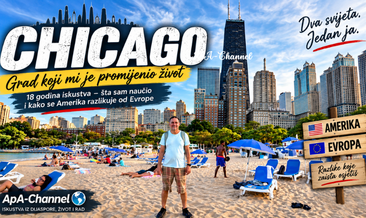 Chicago iz ličnog iskustva – život u Americi i poređenje s Evropom