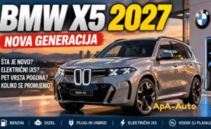 Naravno, Tito moj. Za ovu featured sliku stavi ovako: ALT text: BMW X5 2027 nova generacija – električni iX5 i novi pogoni