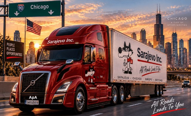 Sarajevo Inc. – moja transportna kompanija u Chicagu