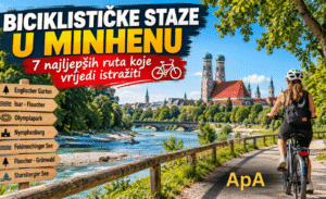 Biciklističke staze u Minhenu – 7 najljepših ruta uz Isar, kroz parkove i do jezera