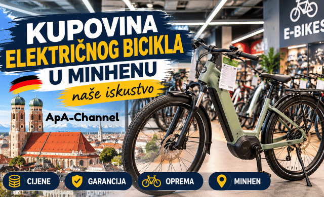 Kupovina električnog bicikla Minhen – naše ApA iskustvo